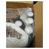 Easy-Going 4 Seater Sofa Slipcover Reversible Sofa Cover Water Resistant Couch Cover with Foam Sticks Elastic Straps Furniture Protector for Pets Children Dog Cat (XX-Large, Camel/Ivory) - Retail: $52