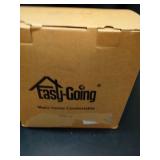 Easy-Going 4 Seater Sofa Slipcover Reversible Sofa Cover Water Resistant Couch Cover with Foam Sticks Elastic Straps Furniture Protector for Pets Children Dog Cat (XX-Large, Camel/Ivory) - Retail: $52