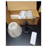 StarMoitic 10000mAh Battery Operated Wall Sconces Set of Two with Remote, RGB Wireless Rechargeable Battery Powered Wall Light Black Wall Lamp, Night Light Magnetic Bulbs for Bedroom, Living Room - Re