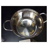 Kirecoo Stainless Steel Stock Pot - 8 Quart Heavy Duty Induction Cooking Pot with Visible Lid for Pasta, Soup, Spaghetti, Nonstick Thick Bottom Big Stockpot, Deep Cookware for Canning, Boiling, Simmer