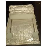 Greater Goods Digital Weight Bathroom Scale, Shine-Through Display, Accurate Glass Scale, Non-Slip and Scratch Resistant, Body Weight (Clear) - Retail: $23