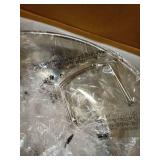 Chafing Dishes for Buffet, 4 Pack 5QT Round Stainless Steel Chafing Dish Set with Lid Holder for Home Parties, Christmas Gatherings, Catering Events, Complete Buffet Warmer Set - Silver - Retail: $130