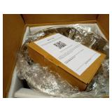 Chafing Dishes for Buffet, 4 Pack 5QT Round Stainless Steel Chafing Dish Set with Lid Holder for Home Parties, Christmas Gatherings, Catering Events, Complete Buffet Warmer Set - Silver - Retail: $130