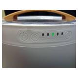 Luxury Towel Warmer Bucket, 23L Large Towel Warmers for Bathroom, with Stand, Ambient Light, Auto Shut Off, Relaxation Mode, Fits Three 40\"x70\" Towels, Bathrobes, Blankets, Great Gift Idea - White -