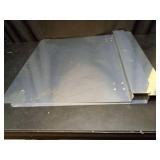 2 Pcs Stainless Steel Side Splash Guard for Sink, Wall Mount Guard with Screws, Commercial Restaurant Hand Sink and Compartment Prep Sink, Kitchen Sink Splash Protector Supply(16 x 12 Inch) - Retail: 