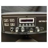 GTSK8-2 Portable Bluetooth PA Speaker - 8\" Rechargeable Outdoor Karaoke Party Speaker, Audio System w/Wireless Mic and Wheels, LED Display, FM/AUX/MP3/USB/SD - Ideal for Parties, Events, Outdoors - R