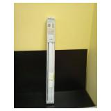 Persilux Cordless Zebra Blinds for Windows (35\" W x 64\" H, White) with Upgraded Cassette Free-Stop Light Filtering Dual Layers Sheer Roller Shades for Home and Office - Retail: $75