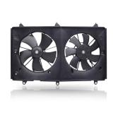PartsFlow Radiator Cooling Fan Assembly Compatible with 2003 2004 2005 2006 2007 Honda Accord (DX Sedan&EX Coupe&EX Sedan&LX Coupe&LX Sedan) 2.4L 620-225 - Retail: $76