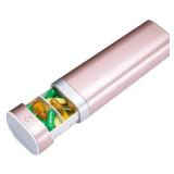 Betife Travel Pill Organizer Weekly 7 Day, Compact Daily Pill Box, Portable Medicine Case, Cute Pill Holder for Vitamins Supplements, Drawer-Shaped Pills Organizer(Pink) - Retail: $16