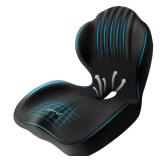 Extra Large Seat Cushion - Memory Foam Cushion for Office Chair, Car Seat, Airplane - Sciatica & Hip & Coccyx Pain Relief Desk Chair Cushion for Long Sitting Office Workers, Car Drivers (Black) - Reta