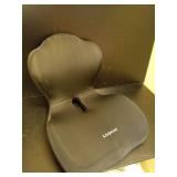 Extra Large Seat Cushion - Memory Foam Cushion for Office Chair, Car Seat, Airplane - Sciatica & Hip & Coccyx Pain Relief Desk Chair Cushion for Long Sitting Office Workers, Car Drivers (Black) - Reta