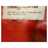 GIANT PANDA Jeep Wrangler 4 Door JK 2013-2017 Full Set Car Seat Covers for Sahara Sport Rubicon Unlimited Willys Wheeler Altitude, Customized Faux Leather - (Red) - Retail: $240