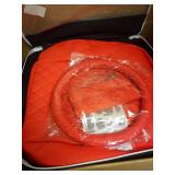 GIANT PANDA Jeep Wrangler 4 Door JK 2013-2017 Full Set Car Seat Covers for Sahara Sport Rubicon Unlimited Willys Wheeler Altitude, Customized Faux Leather - (Red) - Retail: $240