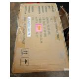 Bme Millie Farmhouse Solid Wood Console Table with 2 Drawers & Storage Shelves, 43\" Boho Sofa Table for Entryway, Hallway, Living Room, Rustic Chestnut - Retail: $96