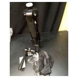 Binocular Tripod, 72â Spotting Scope Tripod Stand with Binocular Adapter and 2 QR Plates, Travel Camera Stand with Phone Holder/Carry Bag, Compatible with Binoculars/Spotting Scope/Camera/Phone -