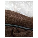 Mosluna Chair Cushions for Dining Chairs Set of 6, 2\" Thick Chair Pads with Non-Slip Bottom, Kitchen Seat Cushions with Removable Cover, 16 x 17 inch, Brown - Retail: $80