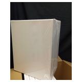 ESRICH 11x14 Canvases for Painting, 24 Pack Blank White Canvases for Painting - Cotton Paint Canvases for Oil, Acrylic & Watercolor Paint. - Retail: $58