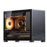 JONSBO D32 PRO Micro-ATX PC Case,High Compatibility Mini Desktop Case,A/B Mode for MB, Support MATX Back-Connect/BTF MB,365mm GPU/240AIO/163mm Air Cooler,ATX/SFX PSU, USB3.2 PC Gaming case,Black - Ret