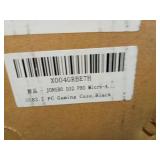 JONSBO D32 PRO Micro-ATX PC Case,High Compatibility Mini Desktop Case,A/B Mode for MB, Support MATX Back-Connect/BTF MB,365mm GPU/240AIO/163mm Air Cooler,ATX/SFX PSU, USB3.2 PC Gaming case,Black - Ret