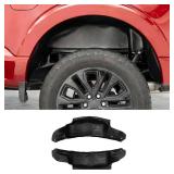 Maxzina Rear Wheel Well Liners Compatible with 2021-2025 Ford F150 (Not for Raptor) Rear Wheel Arch Liners PE No Drilling Well Guards Tire Inner Fenders for 2024 F-150 Accessories (2PCS) - Retail: $10