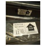 2-Pack 16x20x4 Replacement Air Filter for Honeywell FC100A1003, Lennox X0592 MERV 11 Allergy & Dust Defense, Pleated HVAC AC Furnace Filters(Actual Size: 15.94 x 19.75 x 4.38 Inches) - Retail: $54