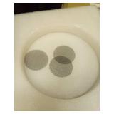 EPFamily Ceramic Plant Pots - 10+8+6 Inch Modern Round Planters for Indoor Outdoor, Flower Pots with Drainage Holes and Plant Saucers, House Office Decor, Gardening Gifts, Set of 3, Blue Grey - Retail