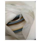 EPFamily Ceramic Plant Pots - 10+8+6 Inch Modern Round Planters for Indoor Outdoor, Flower Pots with Drainage Holes and Plant Saucers, House Office Decor, Gardening Gifts, Set of 3, Blue Grey - Retail