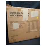 Expandable Panels for Aokkto Wooden Playpen(Wood-2 Panel,Includes 2 Sets of connectors (Wood) - Retail: $66