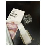 UPGOGO Folding Bed Rail for Toddlers,Baby Bed Rail Guard with Reinforced Anchor Safety System,Fit Bunk,Full Size,Queen,King,Twin(White,71\"x23.6\") - Retail: $56