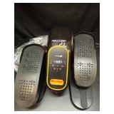 Under Desk Elliptical Machine, Electric Leg Exerciser for Seniors, Quiet & Portable Electric Seated Eclipse Exercise Training Machine with Remote, 12 Speeds & Mute Function, Manual & Auto Mode - Retai