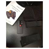 Under Desk Elliptical Machine, Electric Leg Exerciser for Seniors, Quiet & Portable Electric Seated Eclipse Exercise Training Machine with Remote, 12 Speeds & Mute Function, Manual & Auto Mode - Retai