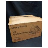 Under Desk Elliptical Machine, Electric Leg Exerciser for Seniors, Quiet & Portable Electric Seated Eclipse Exercise Training Machine with Remote, 12 Speeds & Mute Function, Manual & Auto Mode - Retai