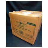 ECO SOUL 10 Inch Disposable Palm Leaf Plates [50 Pack] Premium Food-Safe Heavy Duty Compostable Bamboo Paper Plates for Lunch, Dinner, Birthday, Weddings, Party, Camping & Catering Events [Round] - Re