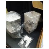 PEGZONE Pegboard Wall Organizer Combination Kit, Overall 25.4\"x16.6\" Metal Office Pegboard with 13 Accessories, Wall Mounted Peg board Display Panels for Home, Gaming Room, Garage (2Pcs,White) - Ret