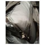 KEMIMOTO Golf Cart Enclosure, 6 Passenger Golf Cart Rain Cover, 600D Waterproof Driving Enclosure with Clear PVC Windshield for Extended Roof Golf - Retail: $200