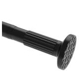 Tension Curtain Rod, 51-126 Inch,Spring Closet Rod, for Windows or Shower, Easy to Install, No Drilling, No Rust, for Bathroom, Rod Diameter 1.26 Inches, Black,Umimile - Retail: $50