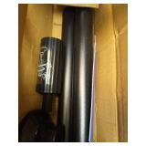 Tension Curtain Rod, 51-126 Inch,Spring Closet Rod, for Windows or Shower, Easy to Install, No Drilling, No Rust, for Bathroom, Rod Diameter 1.26 Inches, Black,Umimile - Retail: $50