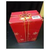 Christmas Snow Globe Lighted Manger Nativity Scene, Musical Window Water Lantern Play Silent Night Music in Swirling Glitter, Holiday Decorations Gift - Retail: $50