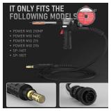 YESWELDER 150A Spool Gun 10 FT Cable Fits Select Lincoln Welder for Aluminum MIG Welding - Retail: $144