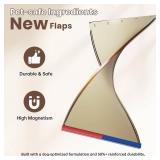 Petcoming XL Dog Door for Door, Never Rust Plastic Extra Large Doggy Door for Interior and Exterior Doors, X Large Pet Door with 2 Magnetic Flaps, Closing Panel, Dog Doors for Pets Up to 220LB - Retai