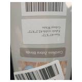 Persilux Zebra Shades for Windows, Cordless Window Treatments(43\" W x 72\" H, White) Light Filtering Dual Layer Roller Window Shades Light Filtering Sheer Shades for Home, Office - Retail: $77