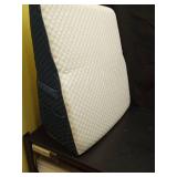 Welzona 12inch Wedge Pillow for Sleep, Updated Bed Wedge, Acid Reflux, Heartburn, GERD, Neck Pain, Cooling Memory Foam Top, Removable Washable Cover Incline Wedge Pillow for Improved Sleep - Retail: $