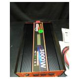 3000 Watt Pure Sine Wave Power Inverter 12V DC to 110V 120V Converter for Family RV Off Grid Solar System Car with Type-C Ports 4 AC Power Outlets Dual USB Ports LCD Display Wireless Remote Control - 