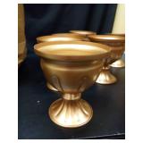 15Pcs Gold Metal Candle Holders 5.12\" Tall Stand Flowers Vase Candlestick Flower Arrangement Candelabra Candle Holder Stand Set for Wedding Party Event Restaurant Hotel Decoration - Retail: $99