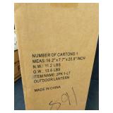 Faymart lighting 18 Inch Outdoor Wall Light Dusk to Dawn,2 Pack Outdoor Lanterns for Porch,Large Outdoor Sconce Lights with Sensor,Photocell Wall Lantern for Porch Patio Garage - Retail: $80