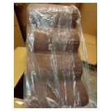 COZY KISS Dog Stairs for Small Dogs 19.7\" H, Curved Dog Step for Puppy, Older or Cat, Medium Pet Ramp for Sofa, Couch or Bed, Ladder with High Density Foam, 4 Step, 15.7x28.3x19.7 inch, Brown - Retai