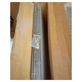 PENNZONI Drum Shield 5ft w/Deflectors & Plastic Hinges, Comes w/ 5 Drum Panels, Plastic Hinges & 5 Deflectors, Premium Clear Acrylic Panels - Retail: $482