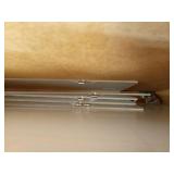 PENNZONI Drum Shield 5ft w/Deflectors & Plastic Hinges, Comes w/ 5 Drum Panels, Plastic Hinges & 5 Deflectors, Premium Clear Acrylic Panels - Retail: $482