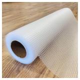 EVALAND Shelf Liners for Kitchen Cabinets Non-Adhesive 24\" x ?? FT Clear Drawer Liner Non Slip, Washable Cabinet Liner, Waterproof Shelf Liners for Cabinets, Refrigerator Bathroom Pantry Cabinet Mat 