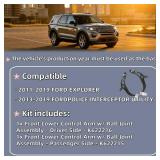 STICHLER RK622215 RK622216 Front Lower Control Arms with Ball Joints Assembly Suspension kit Automotive Replacement for 2011-2019 Ford Explorer 2013-2019 Police Interceptor Utility - Retail: $96